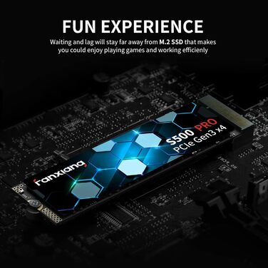 SSD накопичувач Fanxiang M.2 1TB PCIe 3.0 NVMe (S500 Pro) - 3500 МБ/с читання, 3000 МБ/с запис