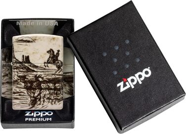 Запальничка ZIPPO оригінальна бензинова з дизайном Дикий Захід (Wild West Scene Design 60006580)