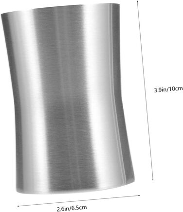Cabilock Stainless Steel Cup, Brushed Nickel, Bathroom Cup, Toothbrush Holder, Toothbrush Holder, Gray, Toothbrush Holder, Wall Mount, Water Bottle, Toothpaste Holder for Bathroom (2)