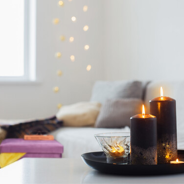 Relaxdays Оксамитовий табурет з підносом