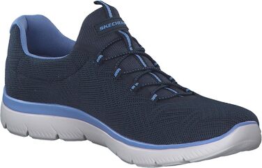 Жіночі кросівки Skechers Summits Artistry Chic, 40.5 EU, Navy Mesh Blue Trim
