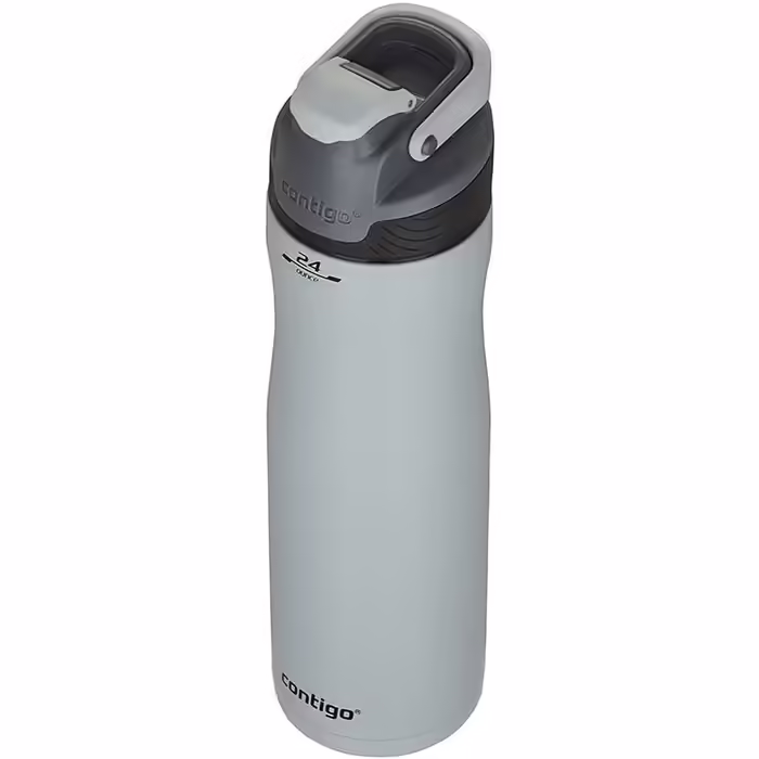 Contigo Autoseal Chill Stainless Steel Water Bottle with Autoseal Technology, Insulated Bottle Keeps Drinks Cold for Up to 28 Hours, Leakproof, BPA-Free, 720 ml (Macaroon)