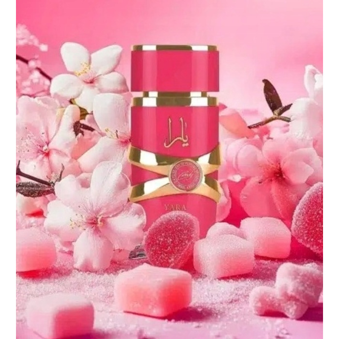 Парфумована вода Lattafa Yara Candy, 100 мл — коралвий арабський аромат