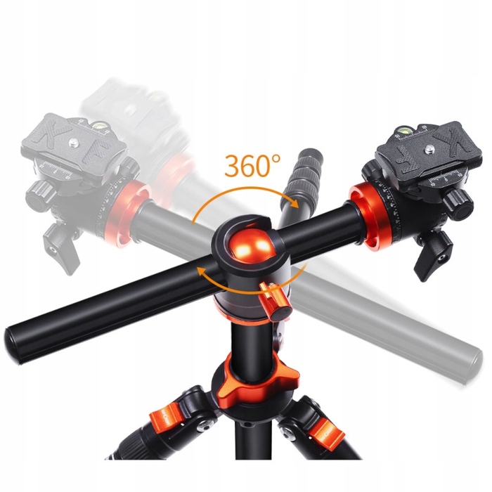 Штатив K&F Concept SA254T2, 190 см, чорний