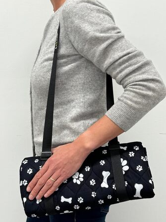 Ремінь безпеки для собак Loop для заднього сидіння авто, з карабіном, регульована довжина 60-80 см, аксесуар до килимка для собак NIMM Mich MIT (LOOP-PPM1003)