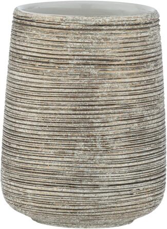 Дозатор для рідкого мила та лосьйону WENKO Fedio з кераміки, 400 мл, ручна розпис, Ø 8,5 x 17 см