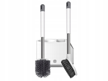 Силіконовий набір для чищення унітаза 2в1: подвійний комплект щіток для туалету