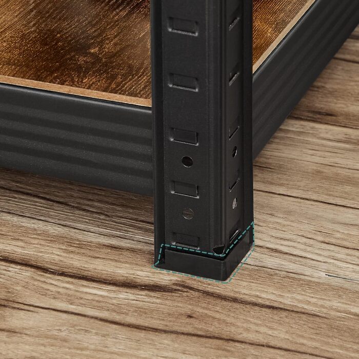 SONGMICS 2-Piece Adjustable Shelf Unit