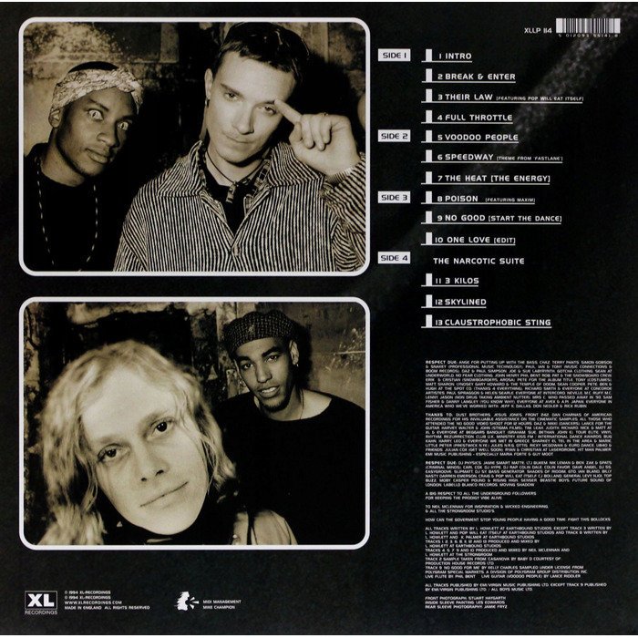 Вінілова платівка The Prodigy — Music for the Jilted Generation