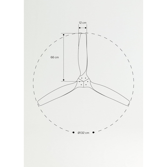 Вентилятор стельовий WINDSTYLANCE з дерева, з підсвіткою, Нікель, Wi-Fi, пульт, 40W, тихий, Ø132 см, 6 швидкостей, таймер, DC-двигун, літньо-зимовий режим, дерев'яні лопаті, без освітлення + вимикач