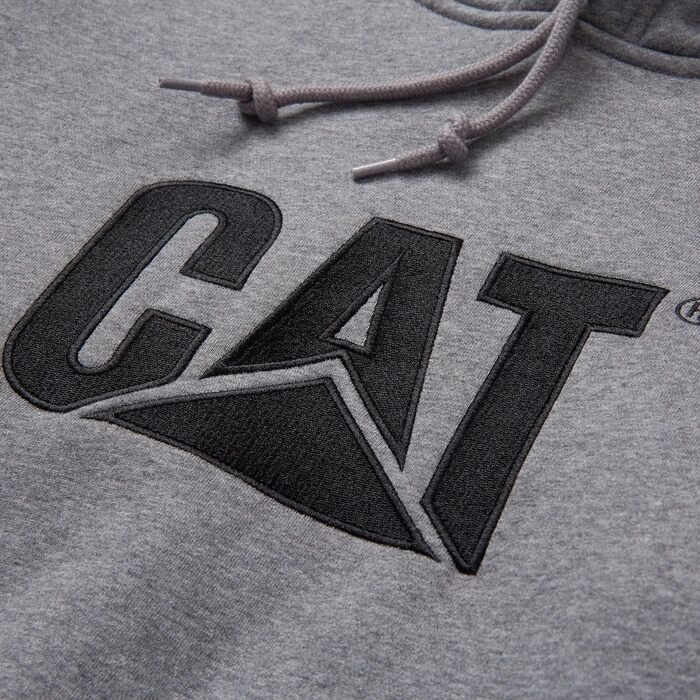Чоловічий худі Caterpillar Trademark з капюшоном, темно-сірий (Dark Heather Grey), розмір XL