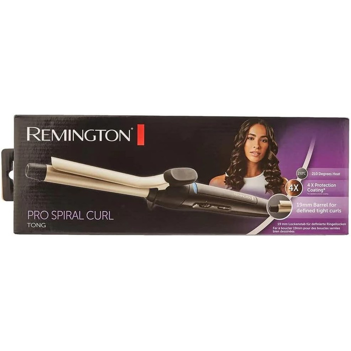 Локкенстаб Remington Pro Spiral Curl 19 мм - цифровий дисплей, антистатичне покриття, для створення локонів