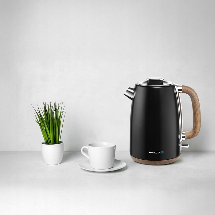 Електричний чайник Philco PHWK 1711B, 1.7л, 2400Вт, стильний чорний