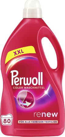Рідкий засіб для прання Perwoll Color для кольорових речей, відновлення кольорів та волокон, 80 прань