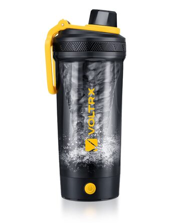 Електричний шейкер Voltrx Gallium USB-C для протеїнових коктейлів та смузі, 24oz (жовтий), Tritan, без BPA