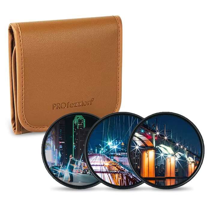 Зоряний фільтр PROfezzion Sternfilter 77mm Starburst (3 шт.) для Canon/Nikon