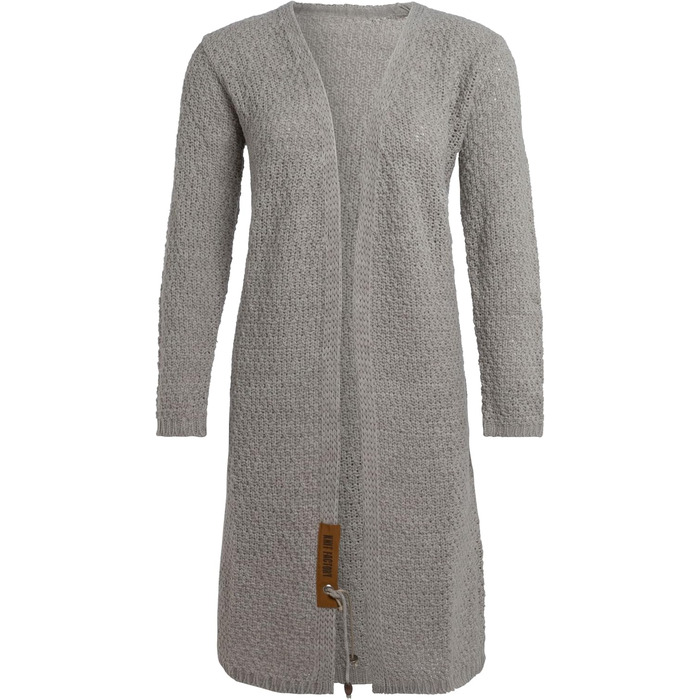 В'язана жилетка KNIT FACTORY Luna Lange - жіноча жилетка з вовни, грубий в'язання, преміум якість (40-42, Iced Clay)