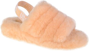 Чоботи додому UGG Fluff Yeah для жінок (41 EU, персиковий пух)