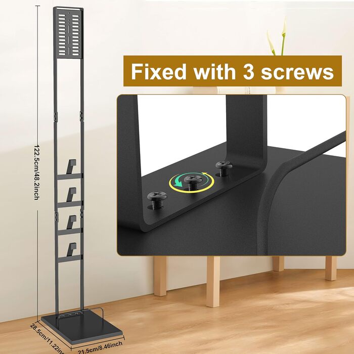 Підставка для пилососа OUTBROS, сумісна з Dyson Gen5 V15s V15 V12 Slim V11 V10 V8 V7 V6, органайзер аксесуарів, чорний