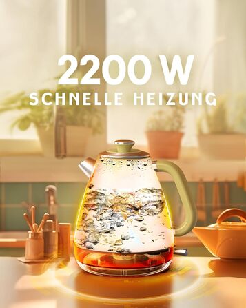 Hazel Quinn Kettle Retro Vintage Design Stainless Steel, 1.7 Liter, BPA-free, Stainless Steel, Automatic Shut-off, Water Kettle Temperature Display, Strix Controller, Dry Boil Protection, Renaissance