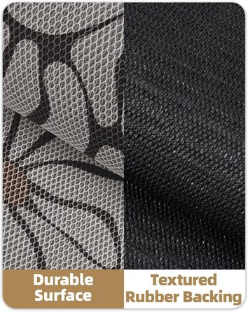 Придверний килимок COLOR&GEOMETRY для вулиці 43 x 76 см, протибрудний та антиковзаючий килим для вхідної групи, бежевий