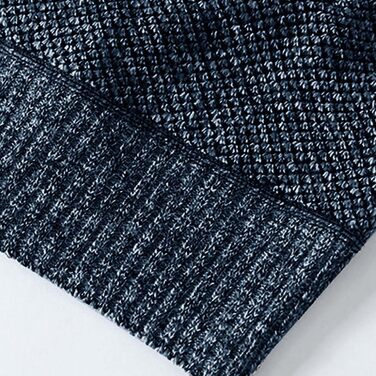 Кардиган чоловічий з кишенями, чоловіча в'язана куртка на блискавці, світшот без капюшона, пуловер-куртка однотонний флісовий кардиган, чоловічий пуловер, осінній кардиган для брюк (M, Синій)