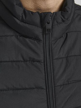 JACK & JONES чоловіча степкова жилетка великого розміру 4XL чорного кольору