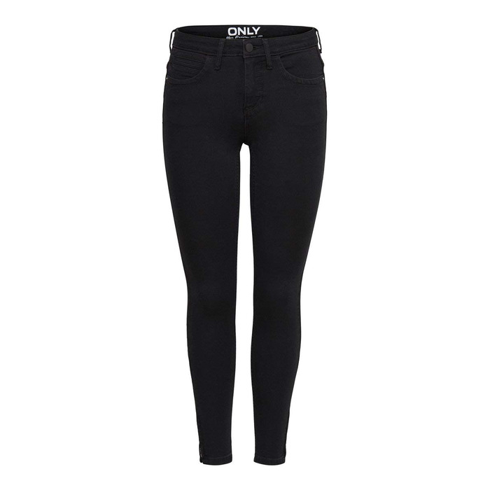 Джинси жіночі Only Kendell Skinny, чорні, висока посадка, укорочені, розмір XXL/32L