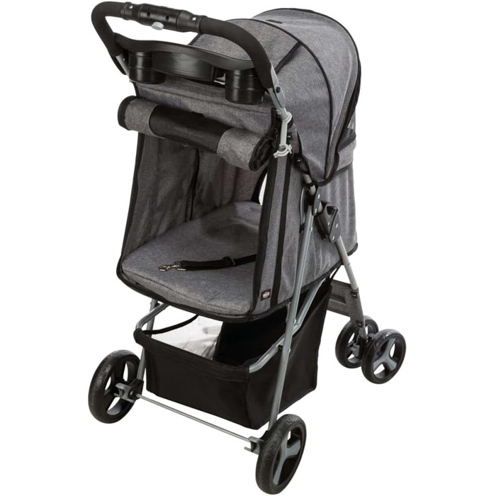 Крісло-мішок Buggy сірого кольору, 47x100x80 см, 4.9 кг