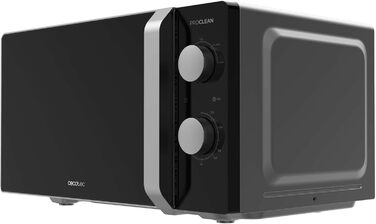 Мікрохвильова піч Cecotec Proclean 2010 Inverter - 19L, 700W, чорна, ручне керування