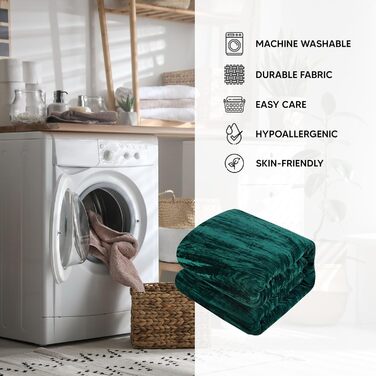 Комплект постільної білизни Chic Home Westmont, 4 частини, темно-синій, Queen