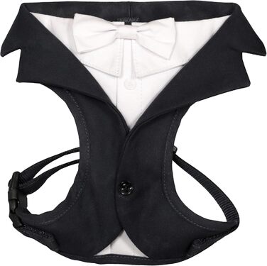 Нашийник для собак Croci Ceremony з дзвіночком для обручок, регульований, білий (чорний, L)