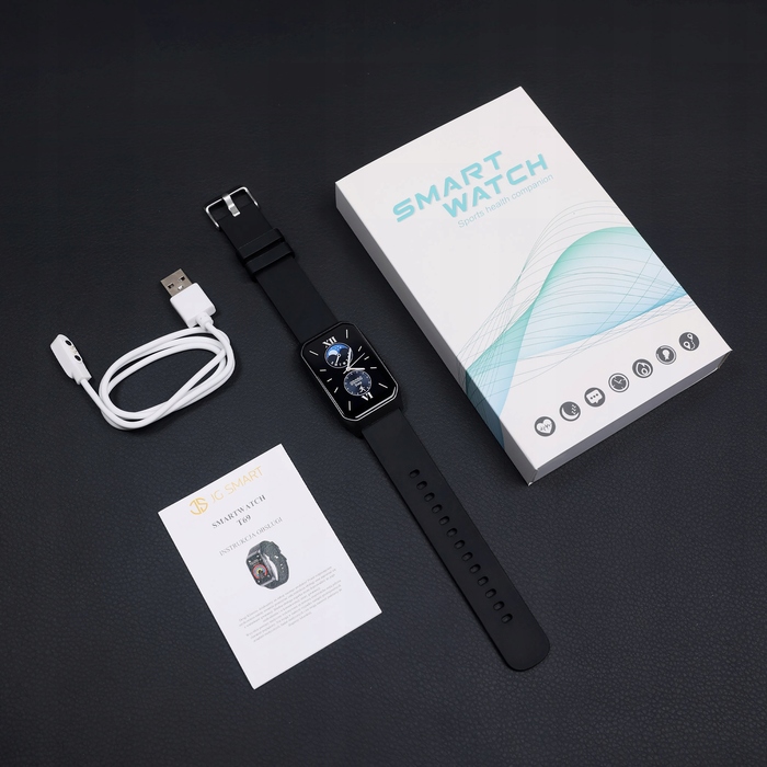 Смарт-годинник JG Smart T69, чорний