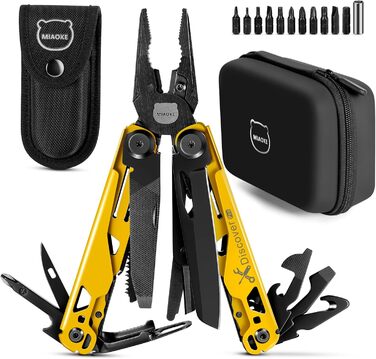 Мультитул MIAOKE 23 в 1 з подарунковою коробкою: викрутки, пилка, плоскогубці, ніж для кемпінгу. Ідеальний подарунок для чоловіків