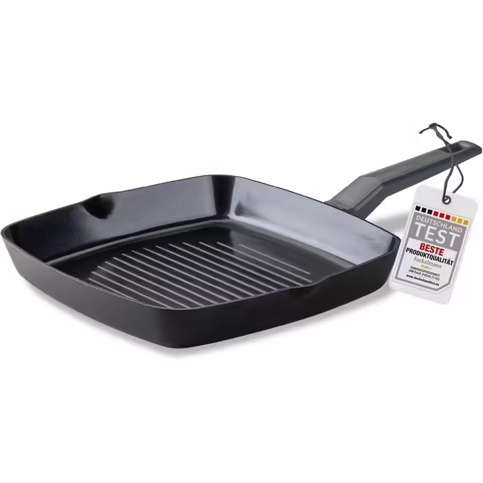 Fackelmann Grill Pan 28cm Statement – Ceramic Coated Pan - Recycled Aluminium with Non-Stick Coating – Suitable for all hob types including induction, PFAS-free 28 cm Grill Pan