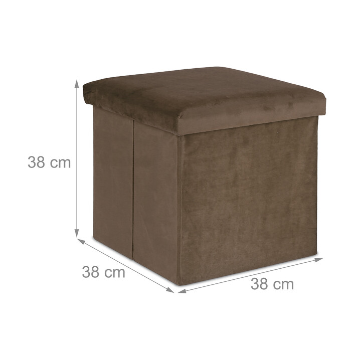 Relaxdays Ottoman з місцем для зберігання речей