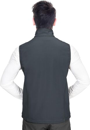 Чоловіча жилетка Outdoor 33000ft з м'якого флісу, водонепроникна, Softshell, XXL, темно-сіра