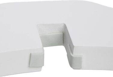 Захисне ворота Relaxdays: розкладне, самостійне, 92 x 205 см, для собак та котів, біле