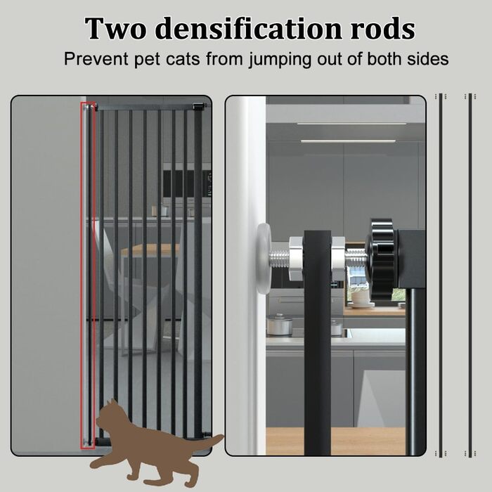 Захисне гiтер для домашнiх тварин Xifamniy, 155 см, без свердлiння. Безпека для дiтей та тварин