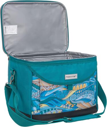 Термосумка Anndora 22L для пікніка, 35 x 24 x 27 см, блакитний колір (OCEAN turquoise)