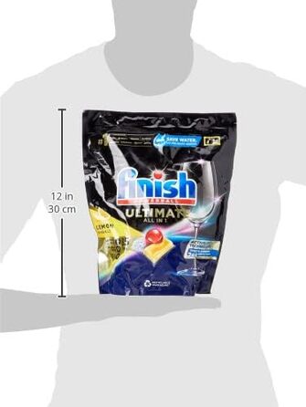 Таблетки для посудомийних машин Finish Quantum Ultimate з лимоном, 85 шт
