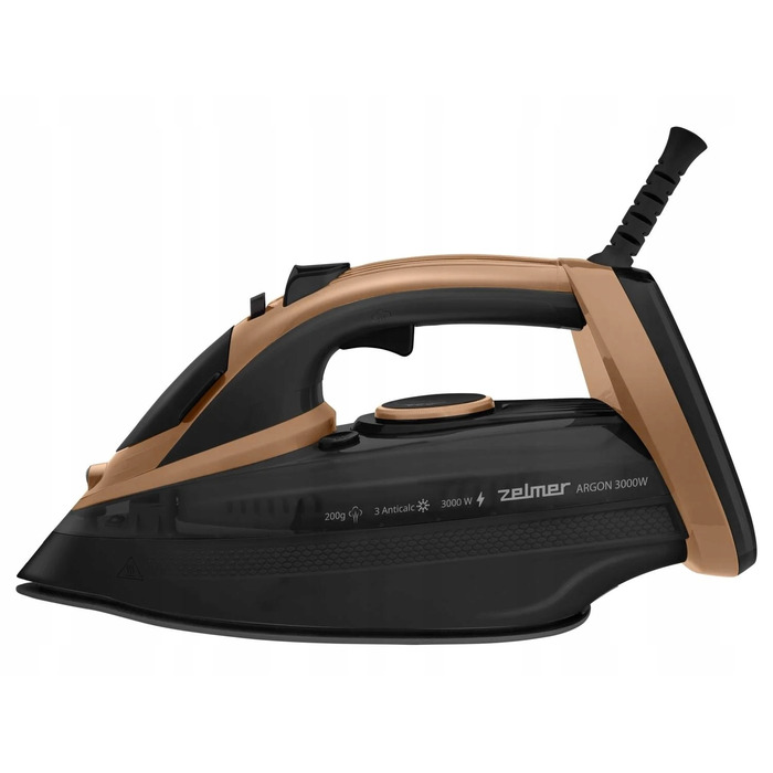 Бездротова праска Zelmer Argon, 3000 Вт, керамічна підошва, 450 мл, 40 г/хв