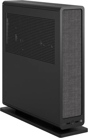 Корпус Fractal Design Ridge Black Mini-ITX для ігрового ПК з PCIe 4.0, 2 вентилятори 140мм PWM, USB Type-C