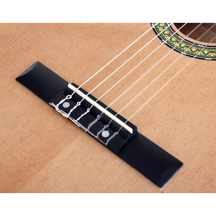 Класична гітара Cantabile AS-861 7/8 розміру, стартовий набір (для дітей 10-13 років), з сумкою, струнами, нотами, медіатором, тюнером, натуральний колір