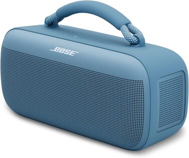 Портативна Bluetooth колонка Bose SoundLink Max - водонепроникна, до 20 годин роботи, USB-C, AUX, блакитна