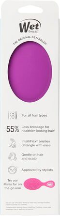 Wet Brush Original Detangler - щітка для волосся, розплутування, ультрам'які щетинки, фіолетова