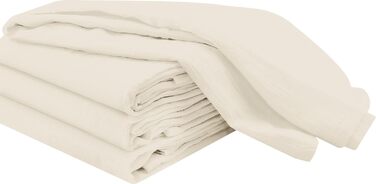 Utopia Kitchen 24-Pack 100% Cotton Dish Towels, Flour Sack Fabric, for Cleaning & Drying – Highly Absorbent Kitchen Dish Towels, Natural, 71.1 x 71.1 cm