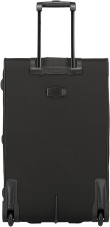 Чемодан на колесах Paklite Orlando, 73 см, 80 л, чорний - великий дорожній валіза