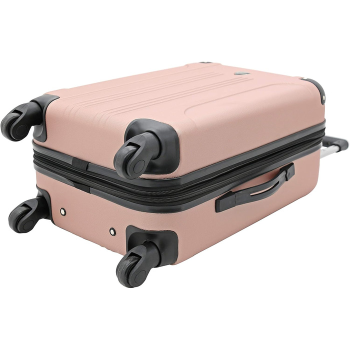 Чемодани Travelers Club Chicago Hardside Spinner (3 шт., рожеве золото) - розширювані, блакитно-зелені