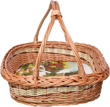 Wicker serving tray (various designs) with ironing board tray basket, basket tray, tray
